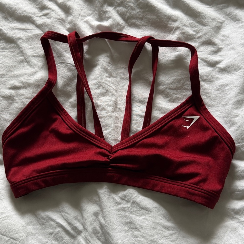 Gymshark Red Crop Top